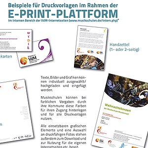 Ausschnitt der E-Print-Plattform auf den Seiten des Verbandes deutscher Musikschulen VdM